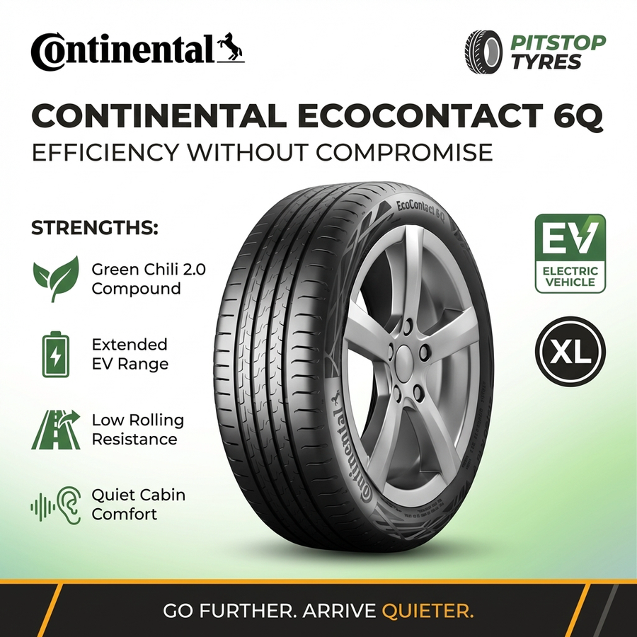 Continental EcoContact 6Q 235/50R18 – Battery Efficient EV Tyre