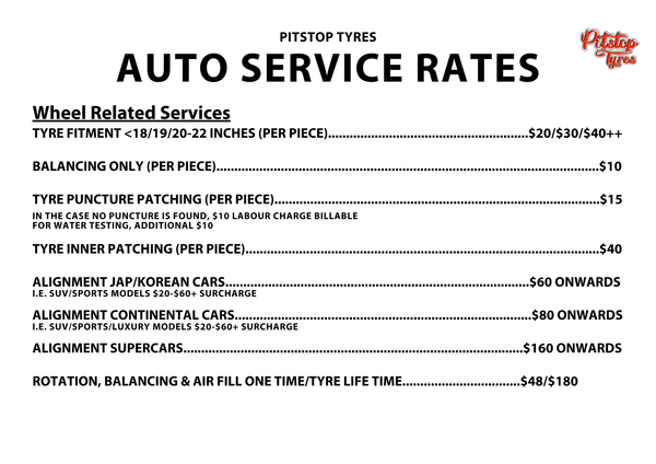 Mechanic Service Rates Welcome – Pitstop Auto Club