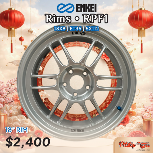 ENKEI RPF1 18" ALLOY RIMS SET OF 4