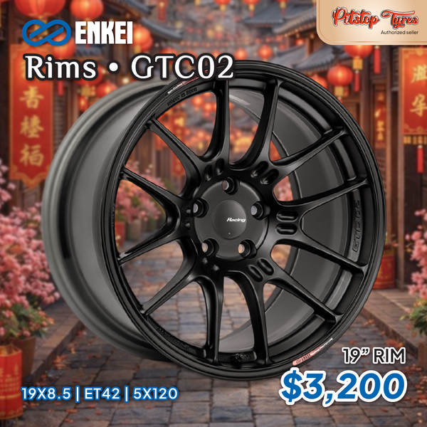 ENKEI GTC02 19" ALLOY RIMS SET OF 4