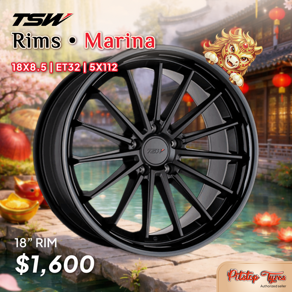TSW MARINA 18" ALLOY RIMS SET OF 4