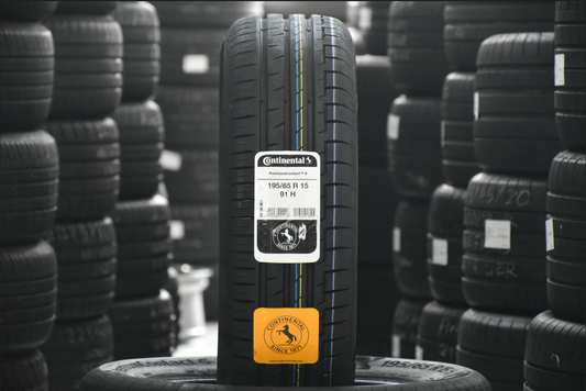  Our brand new premium contact 6 195/65/15 15 inch tyres at the pitstop tyres warehouse 
